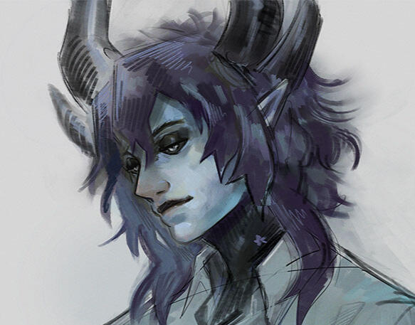 My sona Velstera (art by digimitsu)